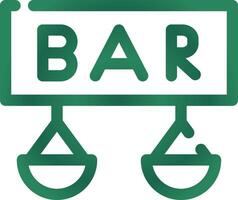 Bar Creative Icon Design vector