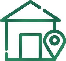 Home Location Creative Icon Design vector