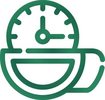 diseño de icono creativo de la hora del té vector