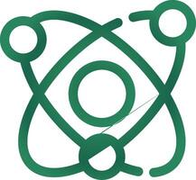 Atom Creative Icon Design vector