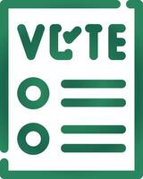 Ballot Creative Icon Design vector