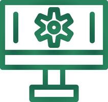 Setting Creative Icon Design vector