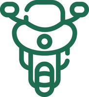 Motorbike Creative Icon Design vector