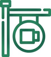 Coffee Shop Creative Icon Design vector