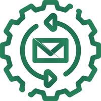 Marketing Automation Creative Icon Design vector