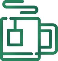 Tea Cup Creative Icon Design vector