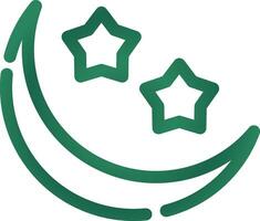 Moon Creative Icon Design vector