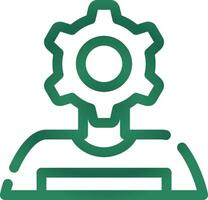 diseño de icono creativo de soporte técnico vector