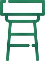 Stool Creative Icon Design vector