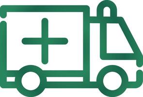 Ambulance Creative Icon Design vector