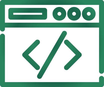 Coding Creative Icon Design vector