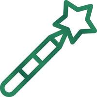 Magic Wand Creative Icon Design vector