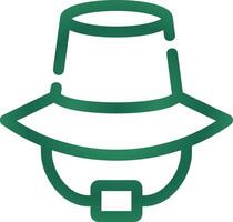 diseño de icono creativo de sombrero vector