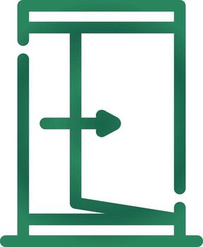 Exit Creative Icon Design vector