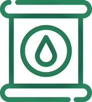 Waste Oil Creative Icon Design vector