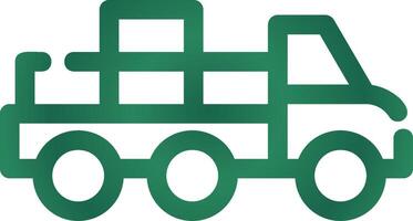 Mover Truck Creative Icon Design vector