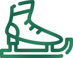 Ice Skates Creative Icon Design vector