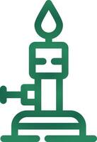 Bunsen Burner Creative Icon Design vector