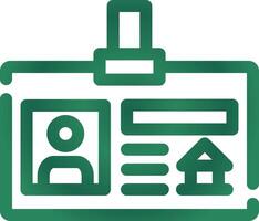 ID Card Creative Icon Design vector