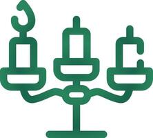 Candelabra Creative Icon Design vector