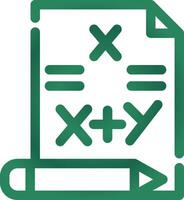 Maths Creative Icon Design vector