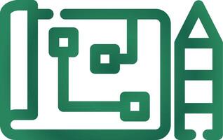 Blueprint Creative Icon Design vector