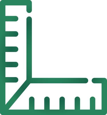 Ruler Creative Icon Design