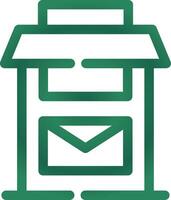 Postbox Creative Icon Design vector