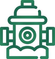 Fire Hydrant Creative Icon Design vector