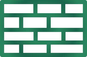 Brick Wall Creative Icon Design vector