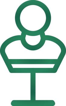 Line Gradient Circle vector