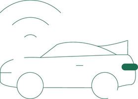 Smart Car Creative Icon Design vector