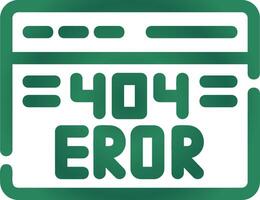 404 Error Creative Icon Design vector