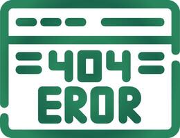 404 Error Creative Icon Design vector