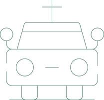 Hearse Creative Icon Design vector