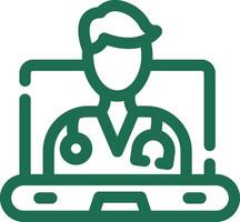 Digital Medicine Creative Icon Design vector