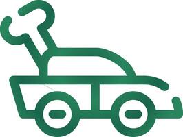 Car Toy Creative Icon Design vector