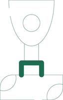 Smart Prosthesis Creative Icon Design vector