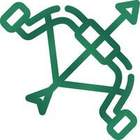Crossbow Creative Icon Design vector