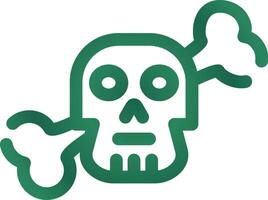 diseño de icono creativo muerto vector