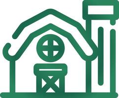 Farm House Creative Icon Design vector