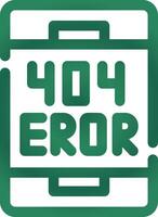 diseño de icono creativo de error vector