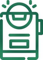 Light Creative Icon Design vector