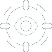 Focusing Creative Icon Design vector