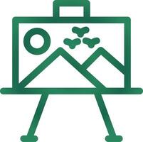 Paint Canvas Creative Icon Design vector