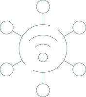 Internet of Things Creative Icon Design vector