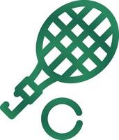 Tennis Racket Creative Icon Design vector