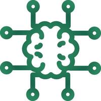 Neuroimaging Creative Icon Design vector
