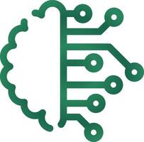 Neural Engineering Creative Icon Design vector