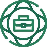 Line Gradient Circle vector